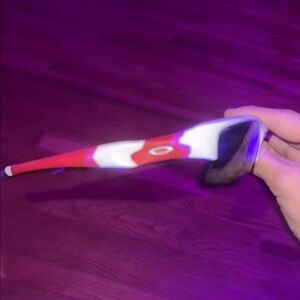 Oakley Performance Red and White Sunglasses